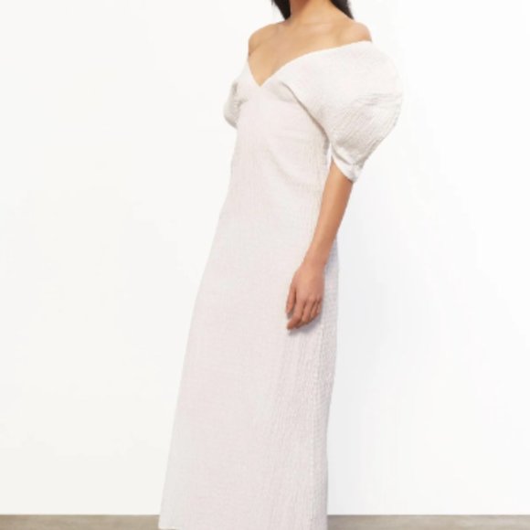 Mara Hoffman Gracen Dress White Size Medium - Picture 3 of 7